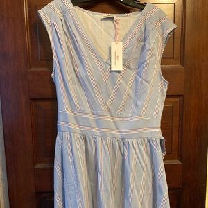 Vineyard vines red white and baby blue dress- women’s size 12 NWT